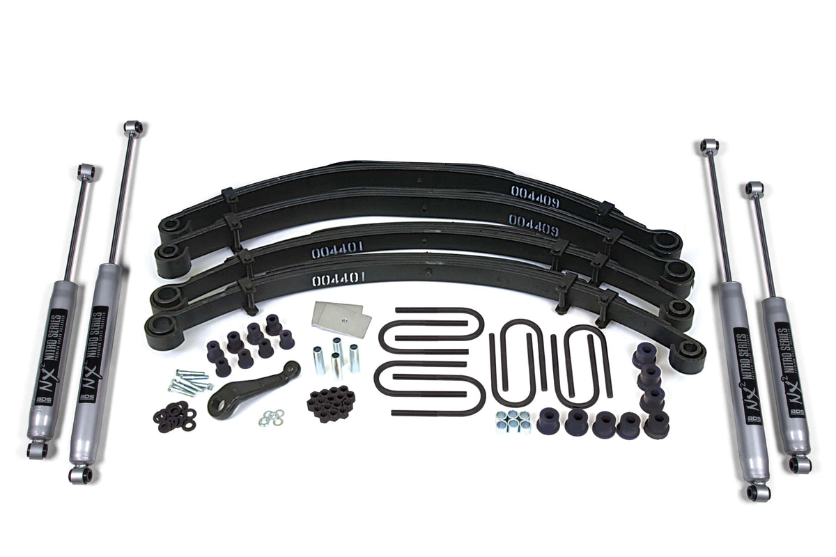 BDS Suspension NA BDS Suspension 407H - 4 Inch Lift Kit Jeep CJ5/CJ7 76-81 NX2 Nitro