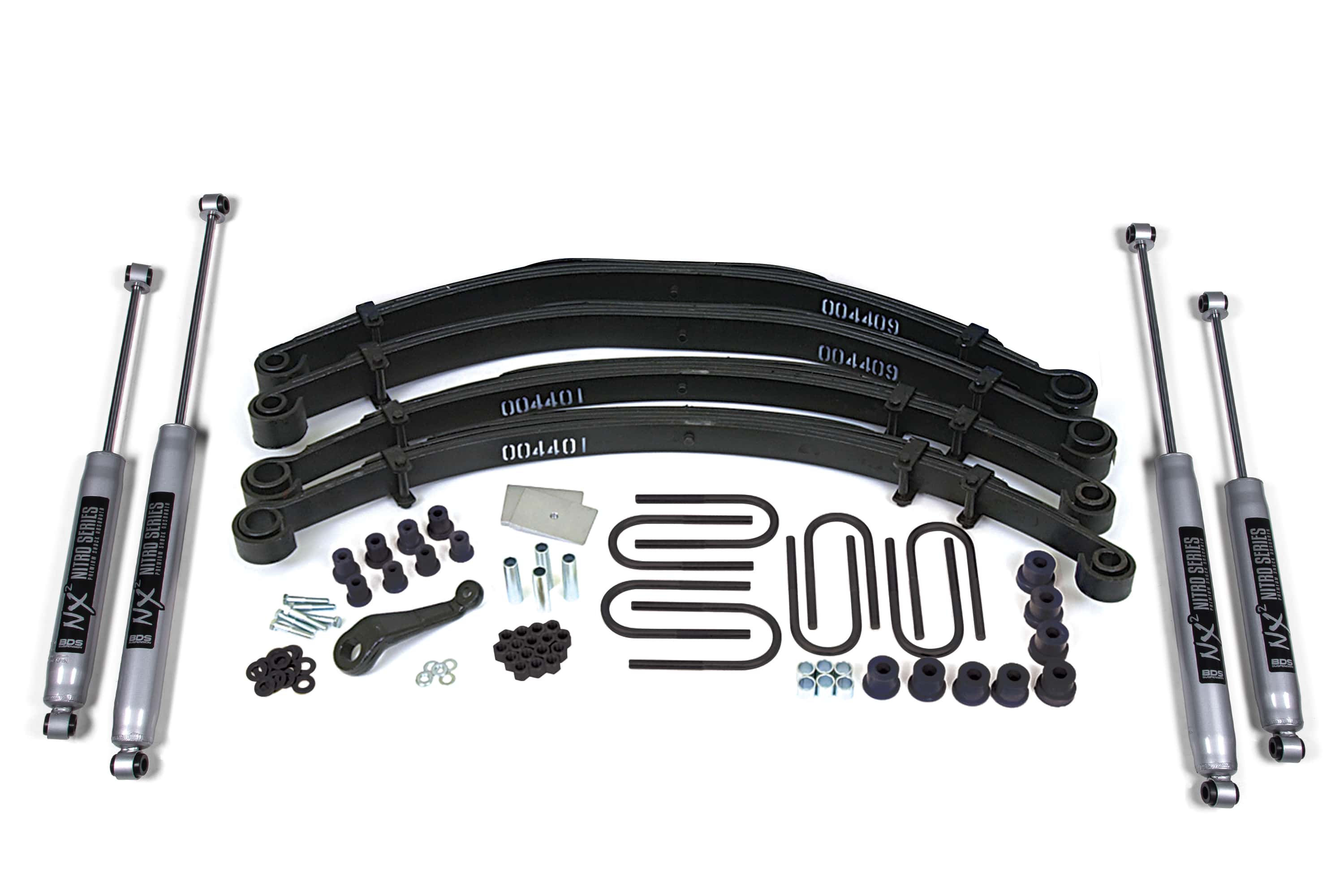 BDS Suspension NA BDS Suspension 407H - 4 Inch Lift Kit Jeep CJ5/CJ7 76-81 NX2 Nitro
