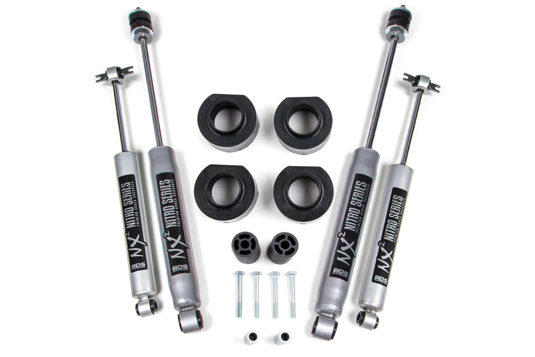 BDS Suspension NA BDS Suspension 416H - 1.75 Inch Lift Kit Jeep Wrangler TJ/LJ 97-06 With NX2 Shocks
