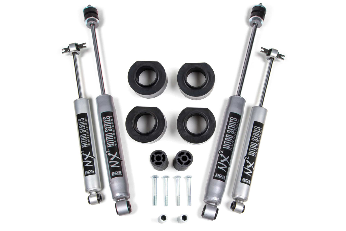 BDS Suspension NA BDS Suspension 416H - 1.75 Inch Lift Kit Jeep Wrangler TJ/LJ 97-06 With NX2 Shocks