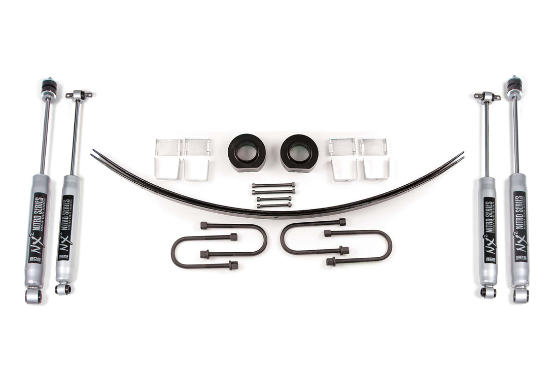 BDS Suspension NA BDS Suspension 426H - 1.75 Inch Lift Kit Jeep Cherokee XJ 84-01 Chrysler 8.25 Axle With NX2 Shocks