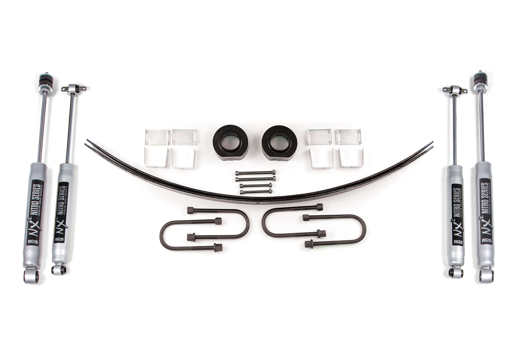 BDS Suspension NA BDS Suspension 426H - 1.75 Inch Lift Kit Jeep Cherokee XJ 84-01 Chrysler 8.25 Axle With NX2 Shocks