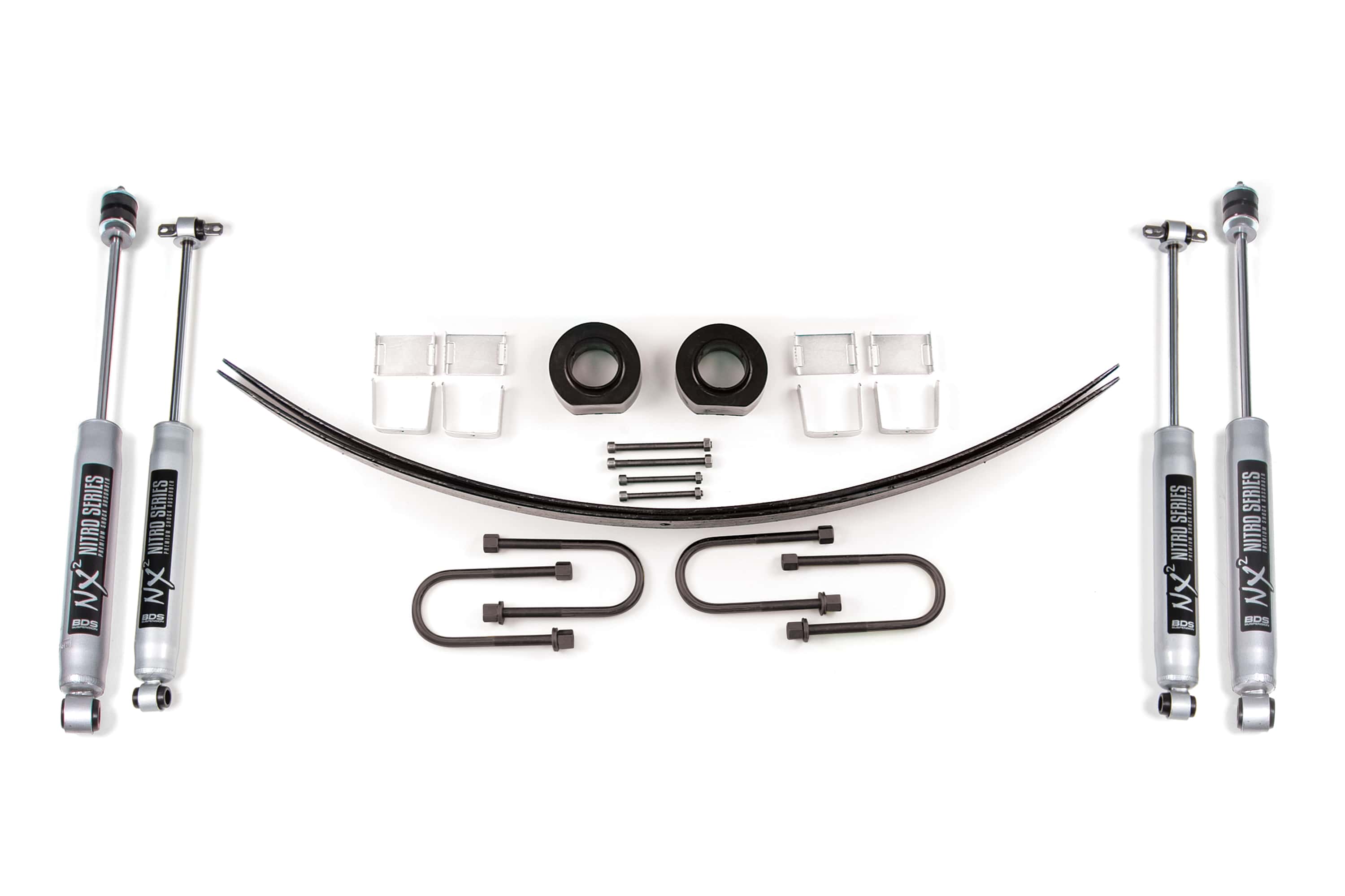 BDS Suspension NA BDS Suspension 426H - 1.75 Inch Lift Kit Jeep Cherokee XJ 84-01 Chrysler 8.25 Axle With NX2 Shocks