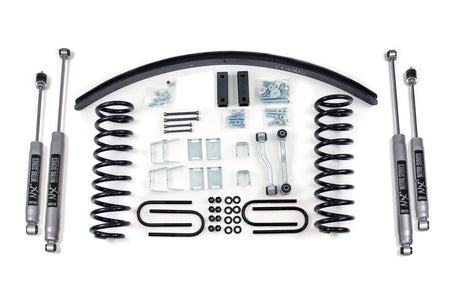 BDS Suspension NA BDS Suspension 430FS - 3 Inch Lift Kit Jeep Cherokee XJ 84-01 Chrysler 8.25 Block and Add A Leaf Fox 2.0 Performance
