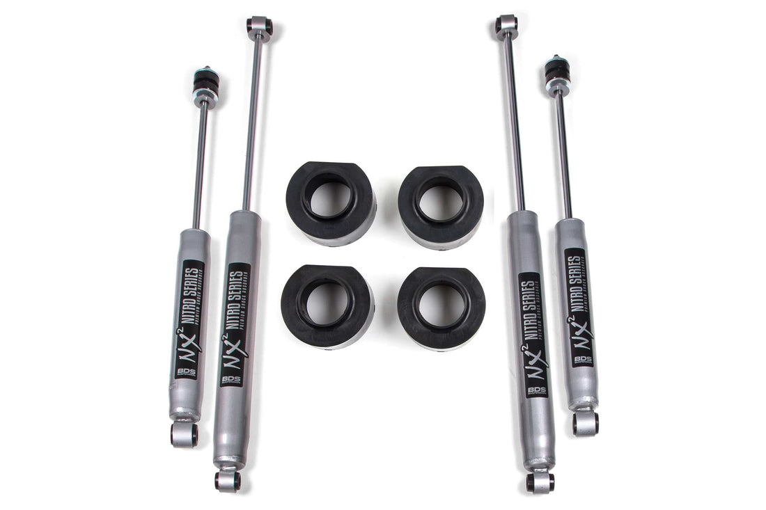 BDS Suspension NA BDS Suspension 444H - 1.75 Inch Lift Kit Jeep Grand Cherokee ZJ 93-98 With NX2 Nitro Shocks
