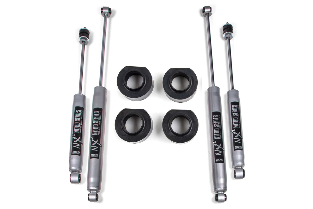 BDS Suspension NA BDS Suspension 444FS - 1.75 Inch Lift Kit Jeep Grand Cherokee ZJ 93-98 With Fox 2.0 Performance Shocks