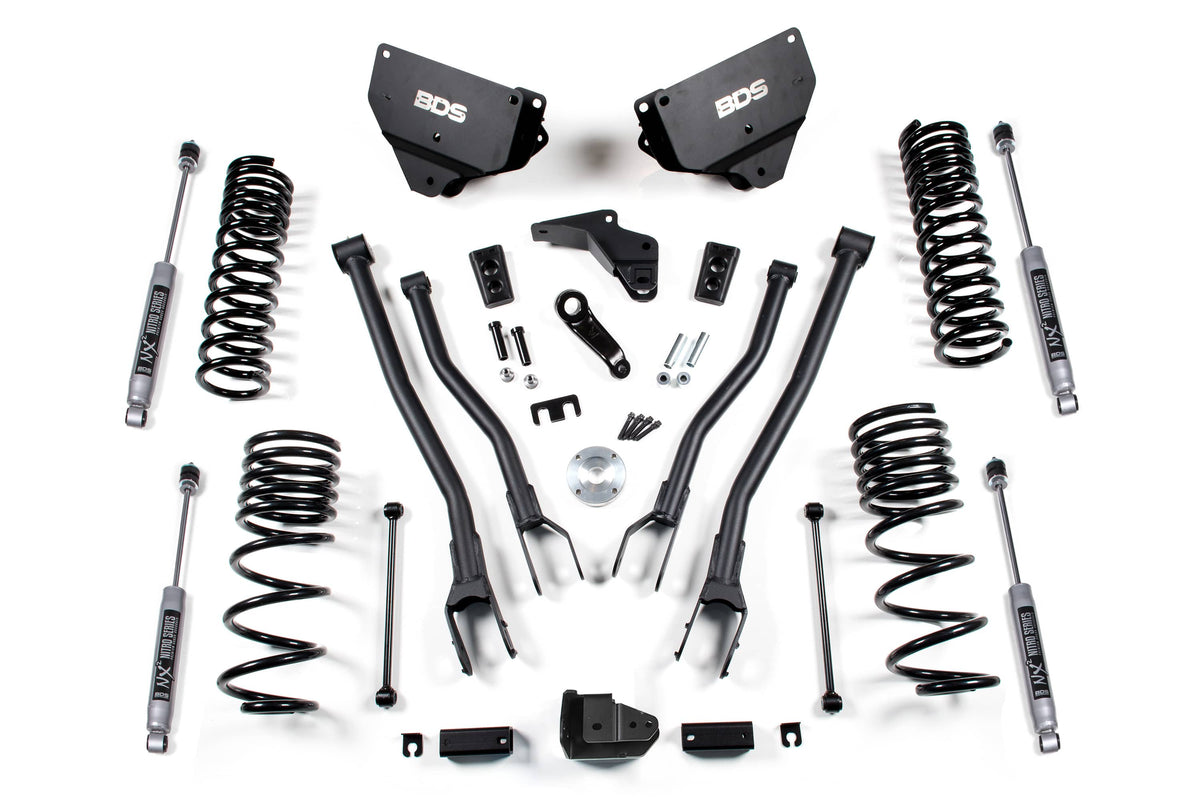 BDS Suspension NA BDS Suspension 1602H - 4 Inch Lift Kit w/ 4-Link Ram 2500 14-18 4WD Diesel NX2 Nitro Shocks