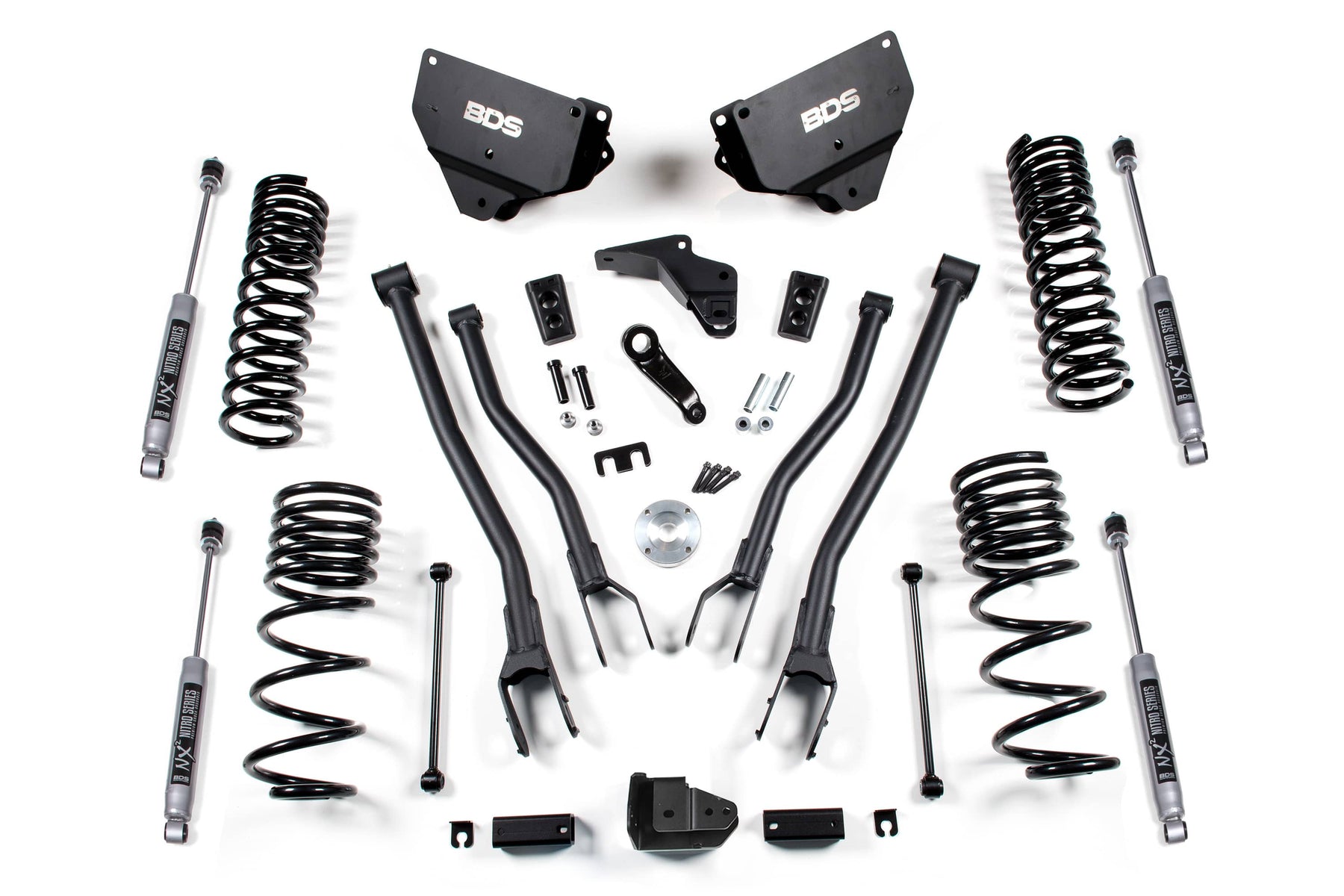 BDS Suspension NA BDS Suspension 1602FS - 4 Inch Lift Kit w/ 4-Link Ram 2500 14-18 4WD Diesel Fox 2.0 Performance Shocks
