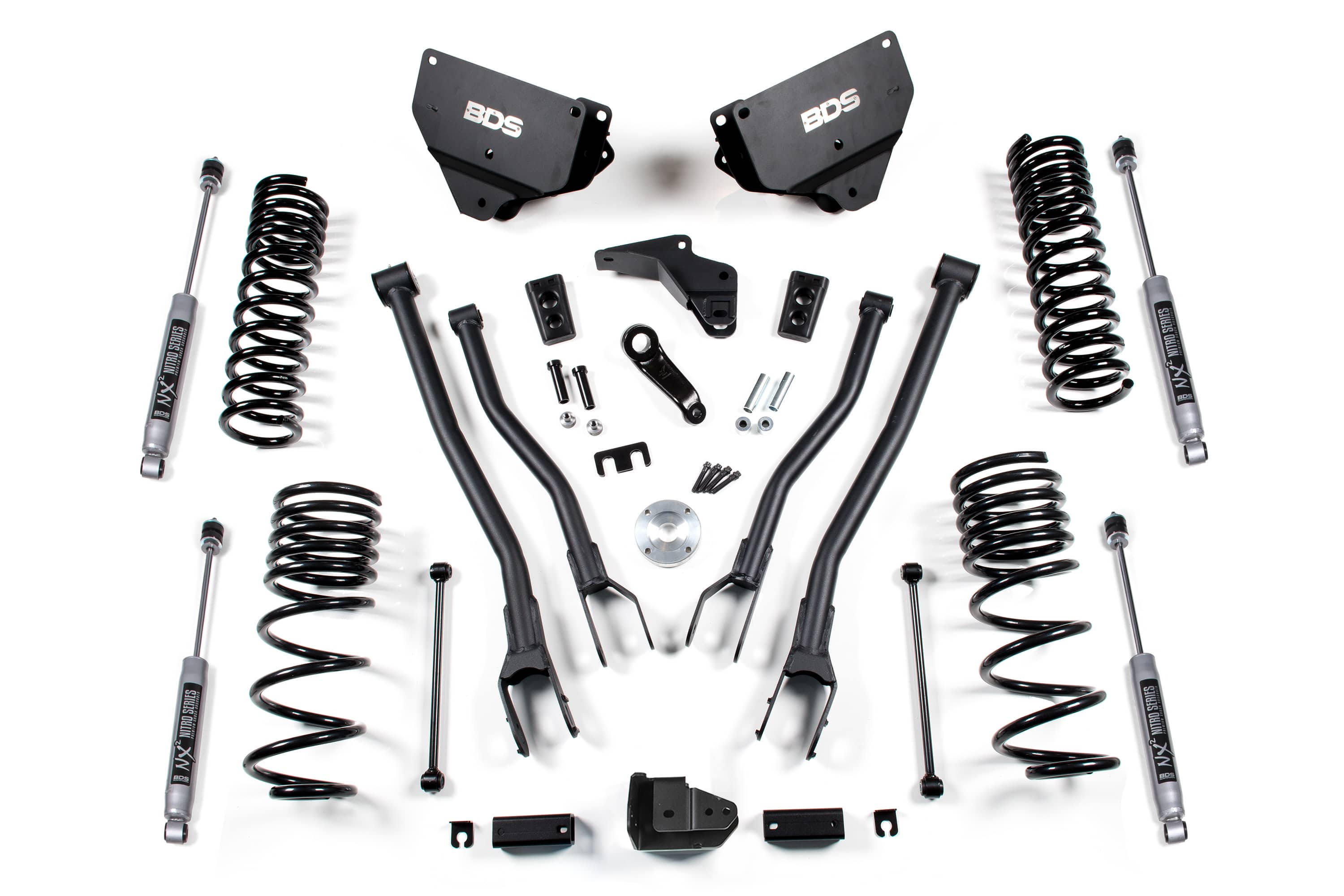 BDS Suspension NA BDS Suspension 1611FS - 4 Inch Lift Kit w/ 4-Link Ram 2500 14-18 4WD Gas Fox 2.0 Performance Shock