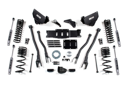 BDS Suspension NA BDS Suspension 1604FS - 6 Inch Lift Kit w/ 4-Link Ram 2500 14-18 4WD Diesel Fox 2.0 Performance Shocks