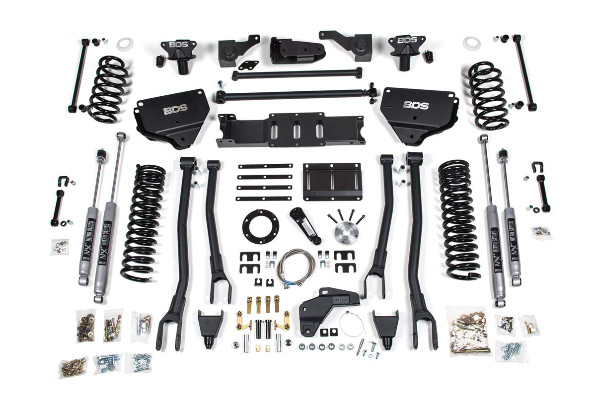 BDS Suspension NA BDS Suspension 1626FS - 8 Inch Lift Kit w/ 4-Link Ram 2500 14-18 4WD Diesel Fox 2.0 Performance Shocks