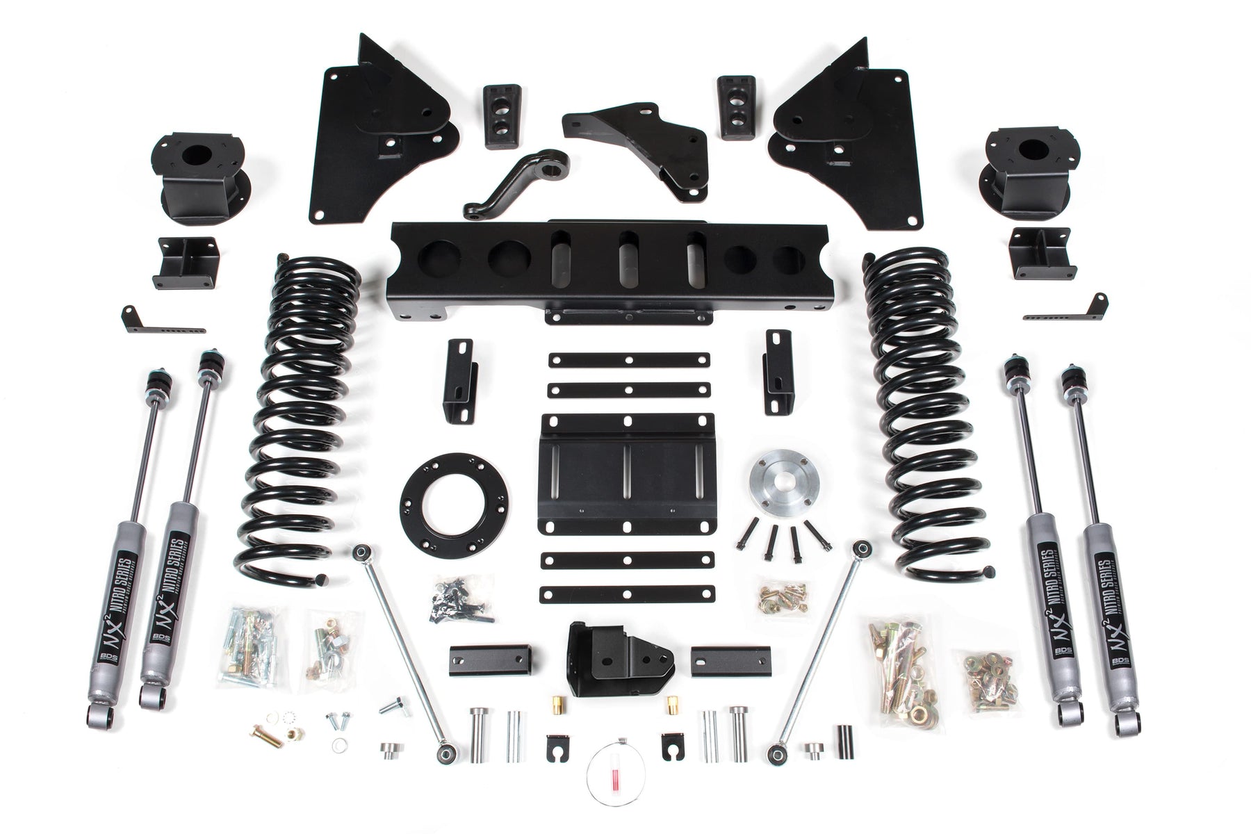 BDS Suspension NA BDS Suspension 1627H - 6 Inch Lift Kit Ram 2500 w/ Rear Air Ride 14-18 4WD Diesel NX2 Nitro Shocks
