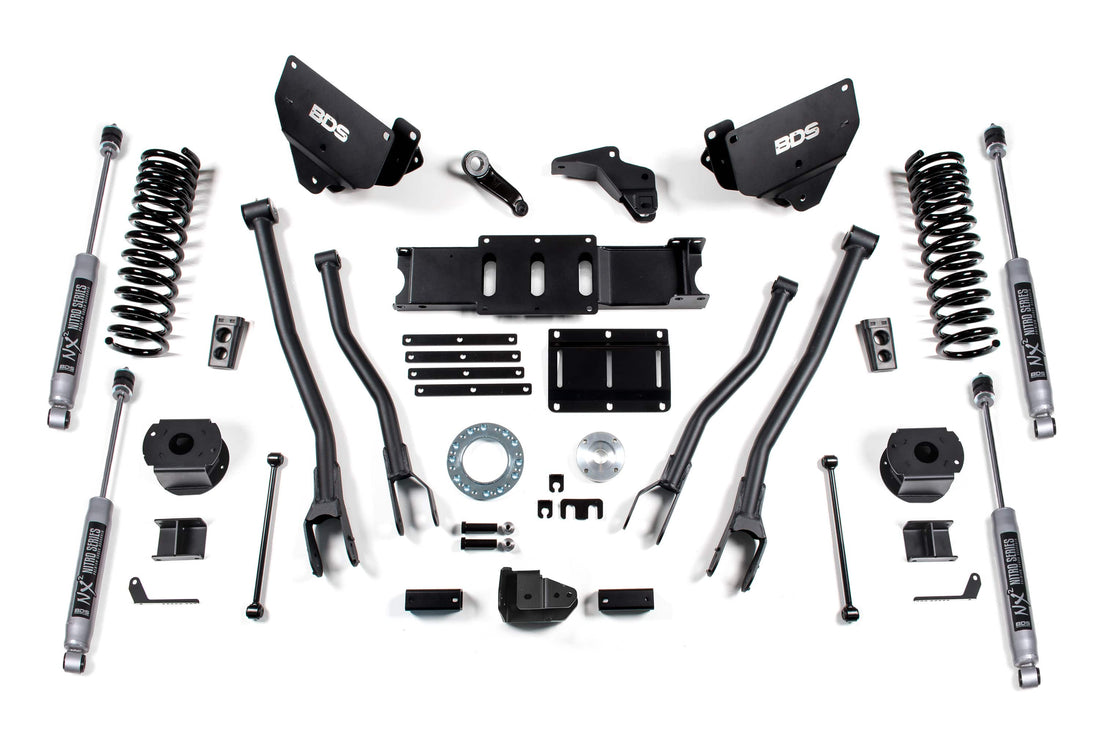 BDS Suspension NA BDS Suspension 1628H - 6 Inch Lift Kit w/ 4-Link Ram 2500 w/ Rear Air Ride 14-18 4WD Diesel NX2 Nitro Shocks