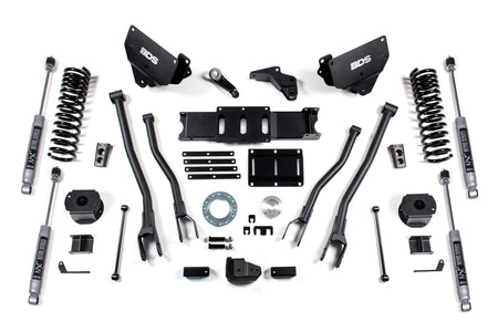 BDS Suspension NA BDS Suspension 1628H - 6 Inch Lift Kit w/ 4-Link Ram 2500 w/ Rear Air Ride 14-18 4WD Diesel NX2 Nitro Shocks