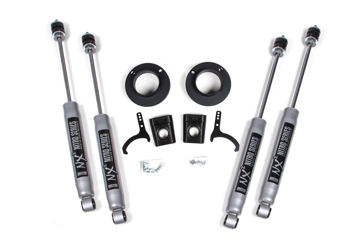 BDS Suspension NA BDS Suspension 1635H - 2 Inch Leveling Kit Ram 2500 w/ Rear Air Ride 14-24 4WD W/NX2 Nitro Shocks
