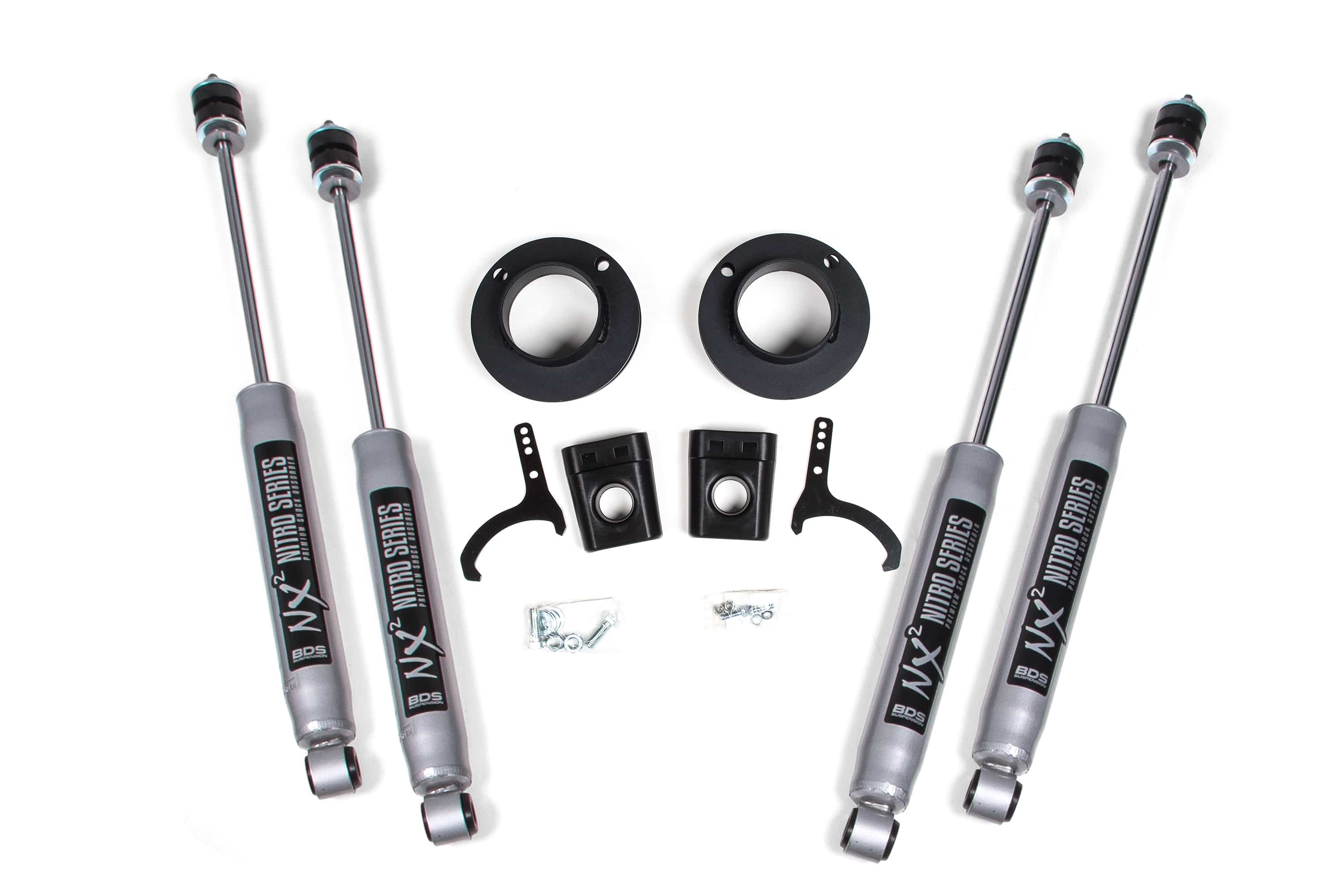 BDS Suspension NA BDS Suspension 1635H - 2 Inch Leveling Kit Ram 2500 w/ Rear Air Ride 14-24 4WD W/NX2 Nitro Shocks