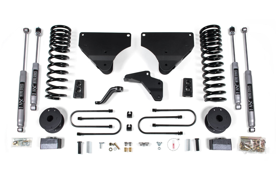 BDS Suspension NA BDS Suspension 1645H - 4 Inch Lift Kit Ram 3500 w/ Rear Air Ride 13-18 4WD Gas NX2 Nitro Shocks