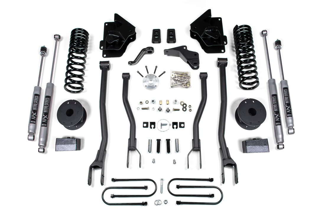 BDS Suspension NA BDS Suspension 1644H - 4 Inch Lift Kit w/ 4-Link Ram 3500 w/ Rear Air Ride 13-18 4WD Diesel NX2 Nitro Shocks