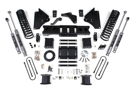 BDS Suspension NA BDS Suspension 1649H - 6 Inch Lift Kit Ram 3500 w/ Rear Air Ride 13-18 4WD Diesel 8 Bolt Indexing Ring NX2 Nitro Shocks