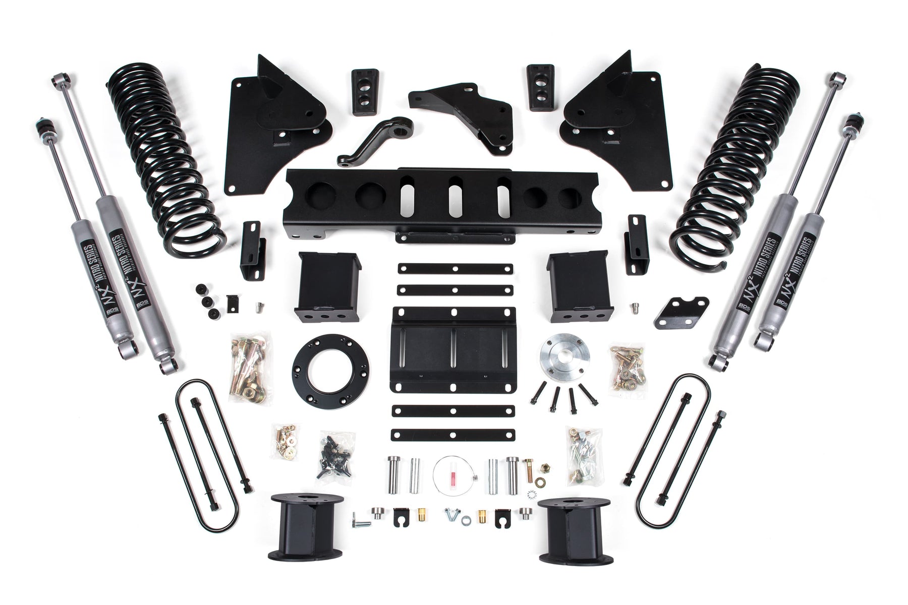 BDS Suspension NA BDS Suspension 1651FS - 5.5 Inch Lift Kit Ram 3500 w/ Rear Air Ride 13-18 4WD Gas Fox 2.0 Performance Shocks
