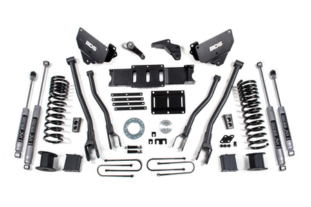 BDS Suspension NA BDS Suspension 1652H - 5.5 Inch Lift Kit w/ 4-Link Ram 3500 w/ Rear Air Ride 13-18 4WD Gas NX2 Nitro Shocks