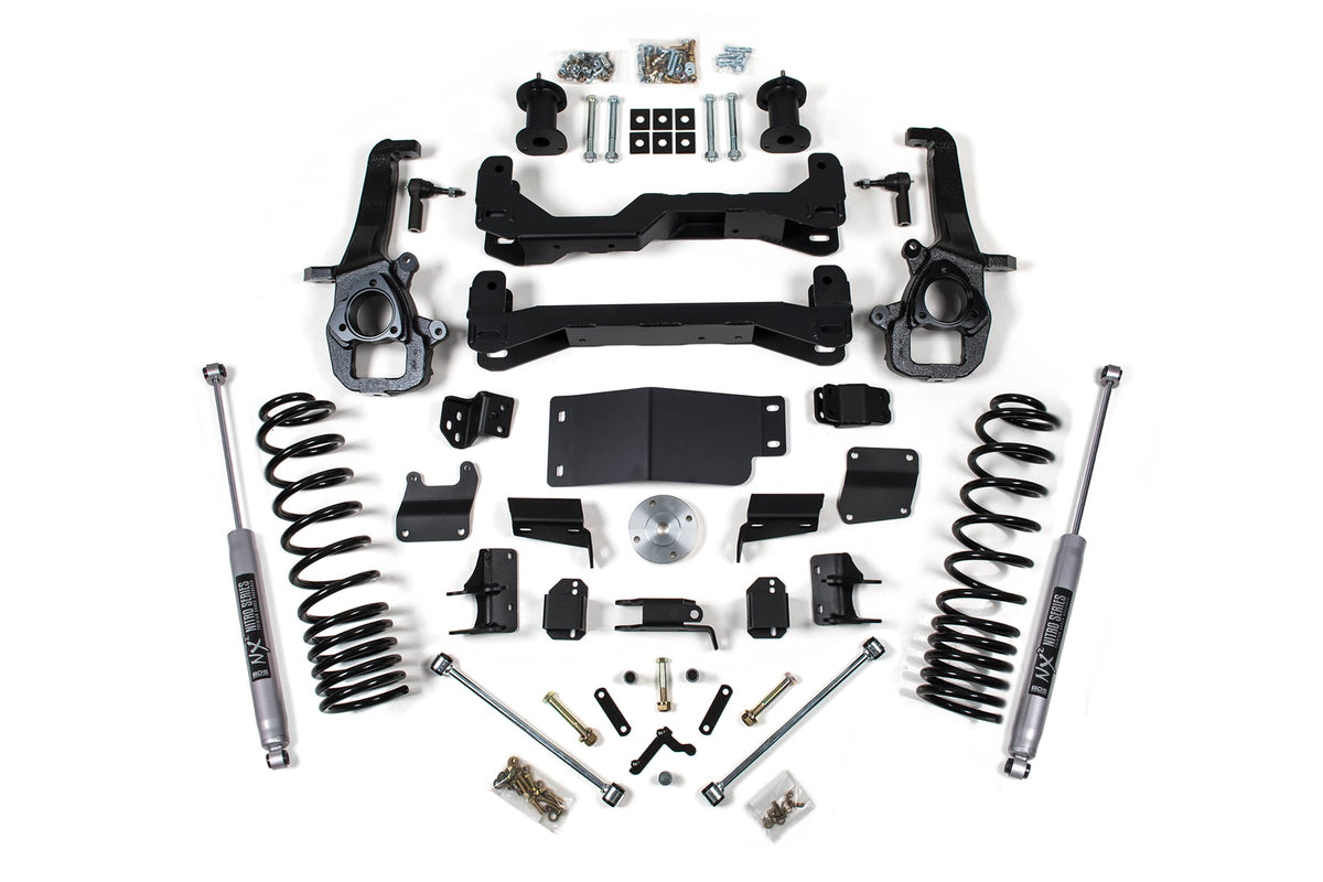 BDS Suspension NA BDS Suspension 1663H - 4 Inch Lift Kit Ram 1500 19-24 4WD Standard Knuckle Type NX2 Nitro Shocks