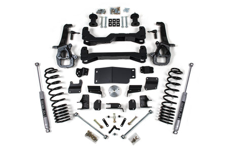 BDS Suspension NA BDS Suspension 1663FS - 4 Inch Lift Kit Ram 1500 19-24 4WD Standard Knuckle Fox 2.0 Performance Shocks