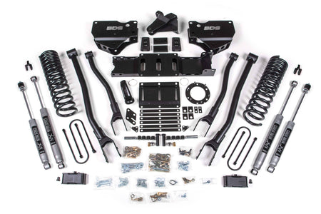 BDS Suspension NA BDS Suspension 1677FS - 4 Inch Lift Kit w/ 4-Link Ram 3500 19-23 4WD Gas With Factory Rear Overload Leaf Fox 2.0 Performance Shocks