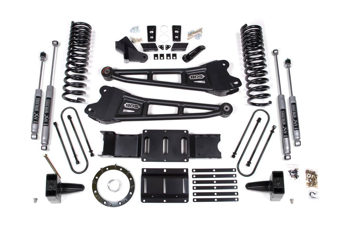 BDS Suspension NA BDS Suspension 1682FPE - Rear 6 Inch Lift Kit w/ Radius Arm Fox 2.5 Performance Elite Shocks
