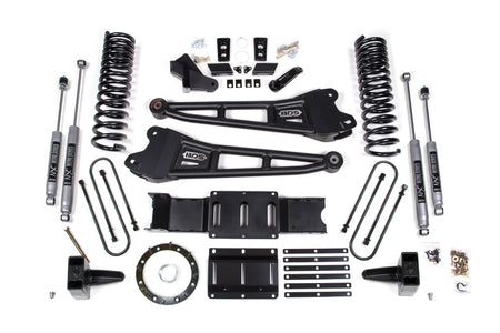 BDS Suspension NA BDS Suspension 1683H - 6 Inch Lift Kit w/ Radius Arm Ram 3500 19-24 4WD Diesel With Factory Rear Overload Leaf 6 Bolt NX2 Nitro Shocks