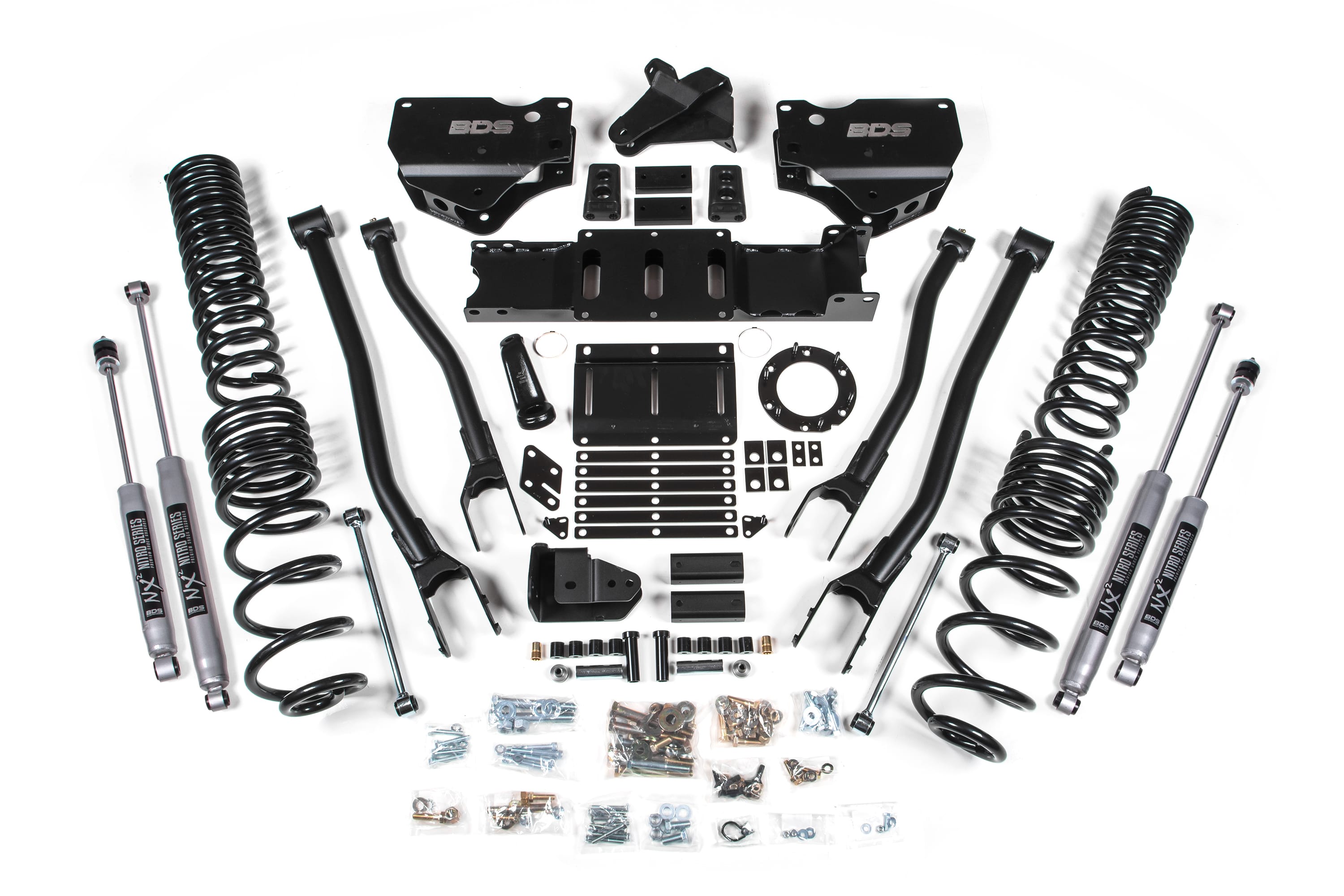 BDS Suspension NA BDS Suspension 1689FS - 5.5 Inch Lift Kit w/ 4-Link Ram 2500 19-24 4WD Gas Fox 2.0 Performance Shocks