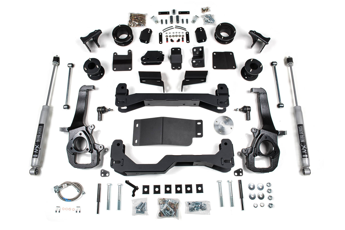 BDS Suspension NA BDS Suspension 1697FS - 4 Inch Lift Kit Ram 1500 w/ Air Ride 19-24 4WD Standard Knuckle Fox 2.0 Performance Shocks