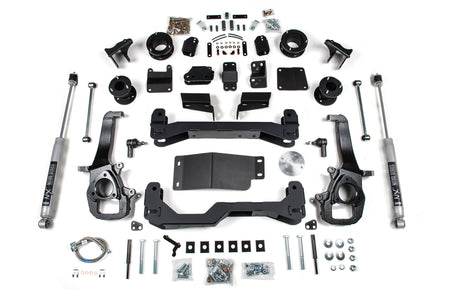 BDS Suspension NA BDS Suspension 1697FS - 4 Inch Lift Kit Ram 1500 w/ Air Ride 19-24 4WD Standard Knuckle Fox 2.0 Performance Shocks