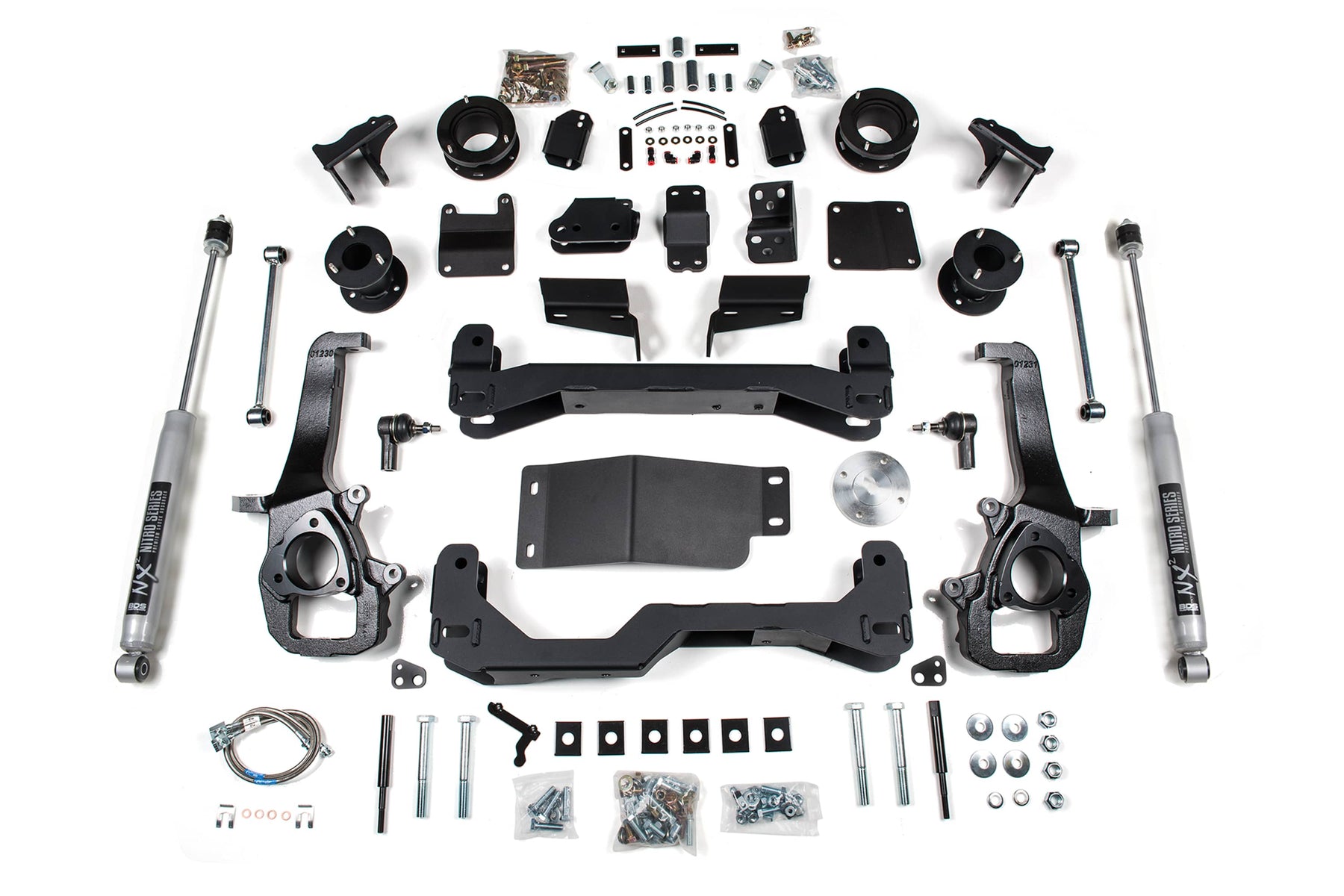 BDS Suspension NA BDS Suspension 1697H - 4 Inch Lift Kit Ram 1500 w/ Air Ride 19-24 4WD Standard Knuckle NX2 Nitro Shocks