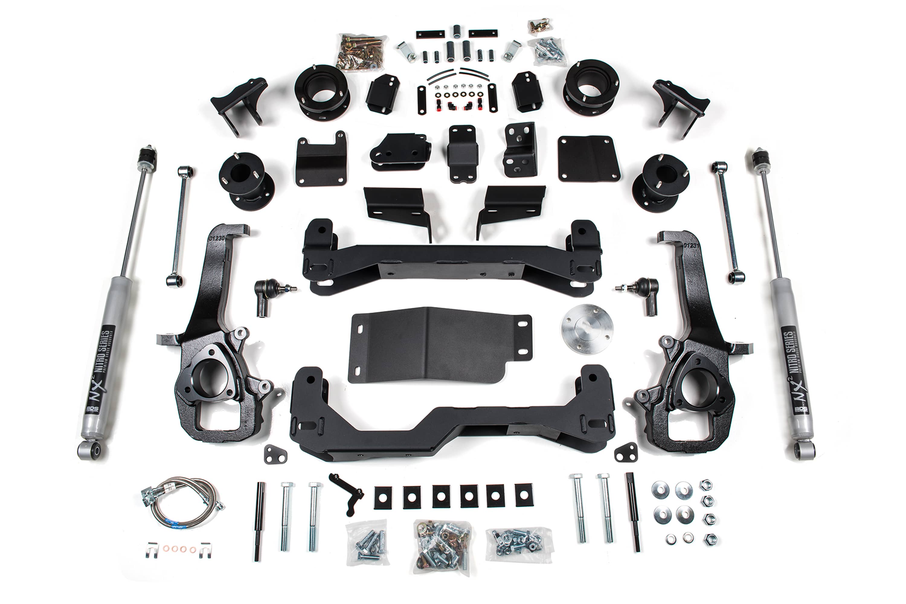 BDS Suspension NA BDS Suspension 1697H - 4 Inch Lift Kit Ram 1500 w/ Air Ride 19-24 4WD Standard Knuckle NX2 Nitro Shocks
