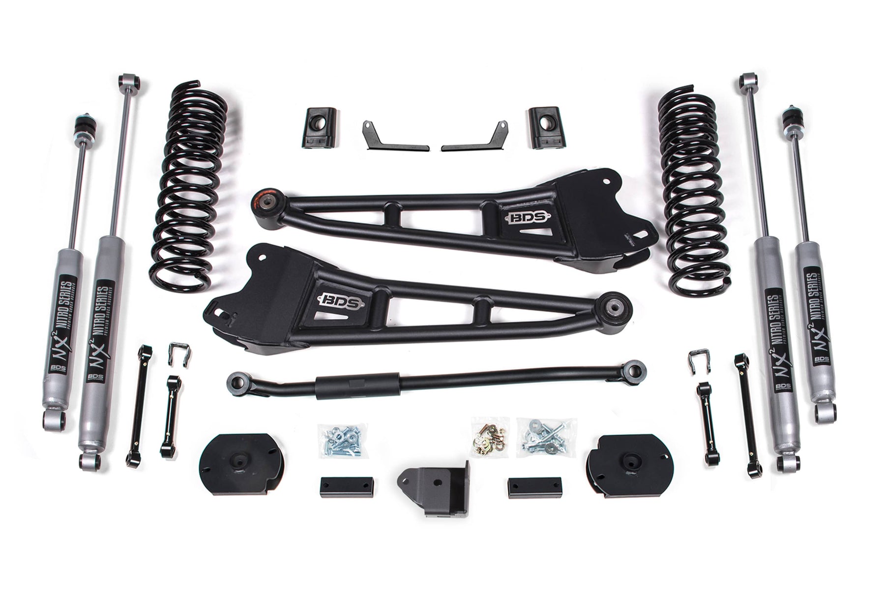 BDS Suspension NA BDS Suspension 1713FS - 3 Inch Lift Kit Ram 2500 w/ Rear Air Ride 19-24 4WD Diesel Fox 2.0 Performance Shocks