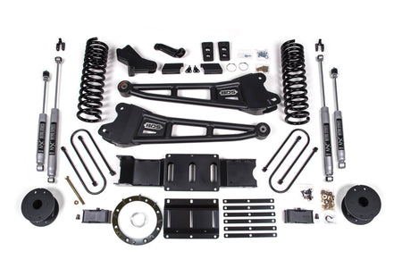 BDS Suspension NA BDS Suspension 1703H - 4 Inch Lift Kit w/ Radius Arm Ram 3500 19-23 4WD Gas With Factory Rear Overload Leaf NX2 Nitro Shocks