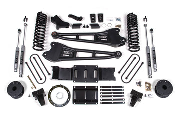 BDS Suspension NA BDS Suspension 1724H - 6 Inch Lift Kit w/ Radius Arm Ram 3500 w/ Rear Air Ride 19-24 4WD Diesel 6 Bolt NX2 Nitro Shocks