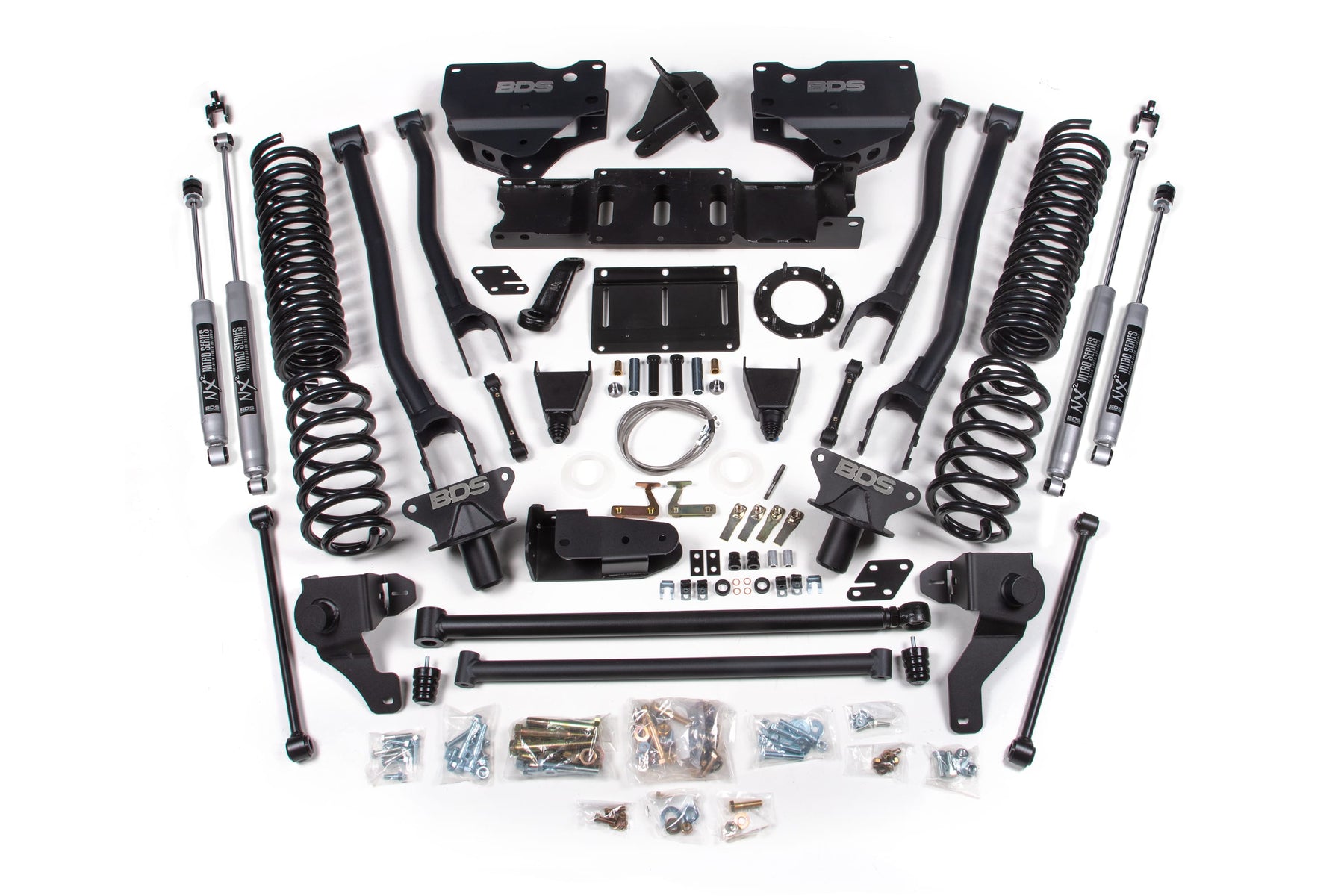 BDS Suspension NA BDS Suspension 1727FS - 8 Inch Lift Kit w/ 4-Link Ram 2500 19-24 4WD Diesel Fox 2.0 Performance Shocks