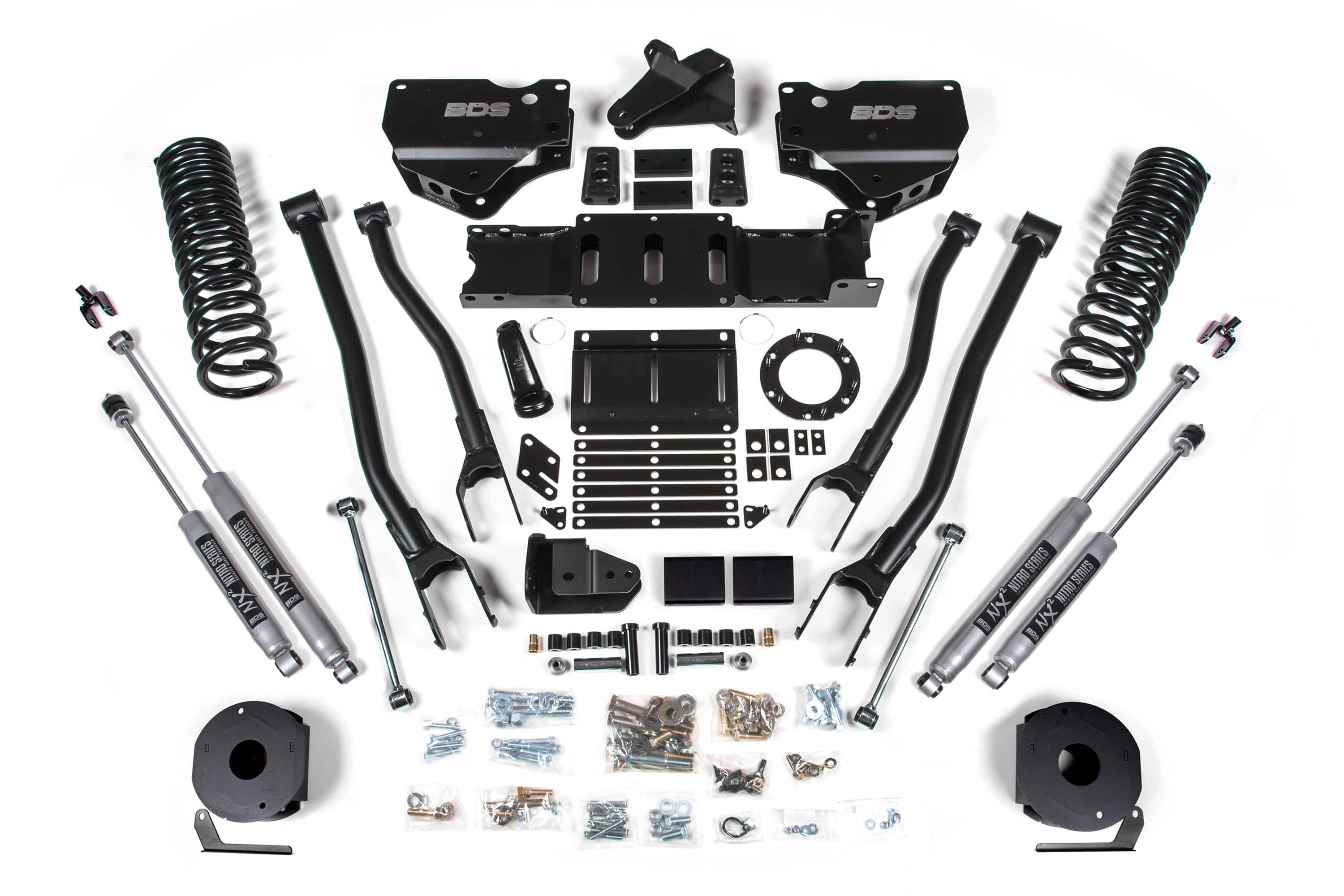 BDS Suspension NA BDS Suspension 1738FS - 6 Inch Lift Kit w/ 4-Link Ram 2500 w/ Rear Air Ride 19-24 4WD Diesel Fox 2.0 Performance Shocks