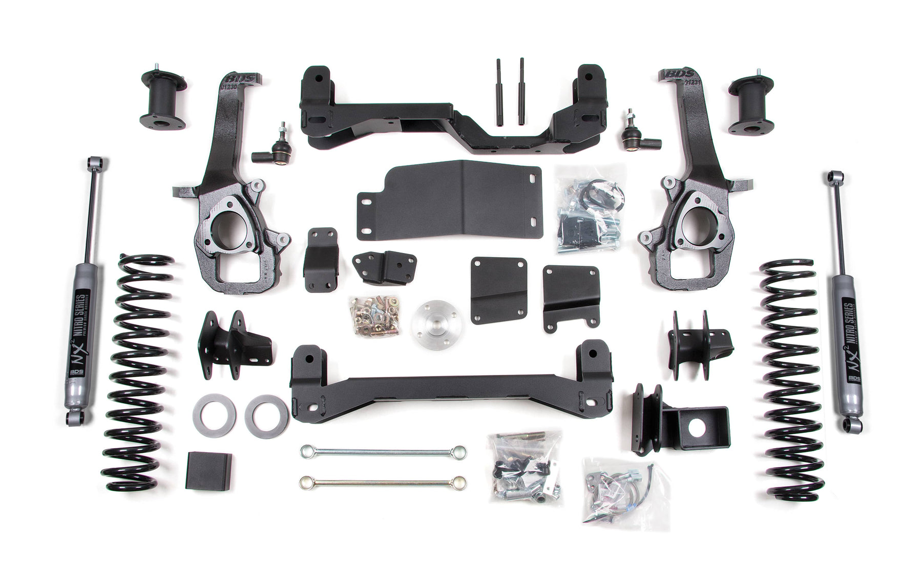BDS Suspension NA BDS Suspension 1751H - 6 Inch Lift Kit Dodge Ram 1500 09-11 4WD 3 Inch Coil Springs NX2 Nitro