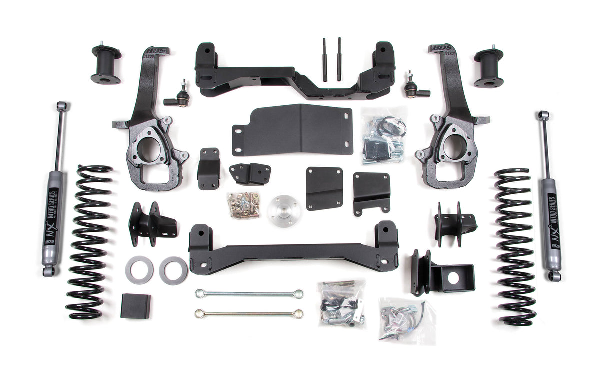 BDS Suspension NA BDS Suspension 622FS - 6 Inch Lift Kit Dodge Ram 1500 09-11 4WD 5 Inch Coil Springs FOX 2.0 Performance