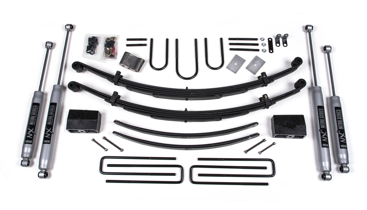 BDS Suspension NA BDS Suspension 202FS - 5 Inch Lift Kit Dodge W100/150 and W200/250 74-93 4WD Fox 2.0 Performance Shocks