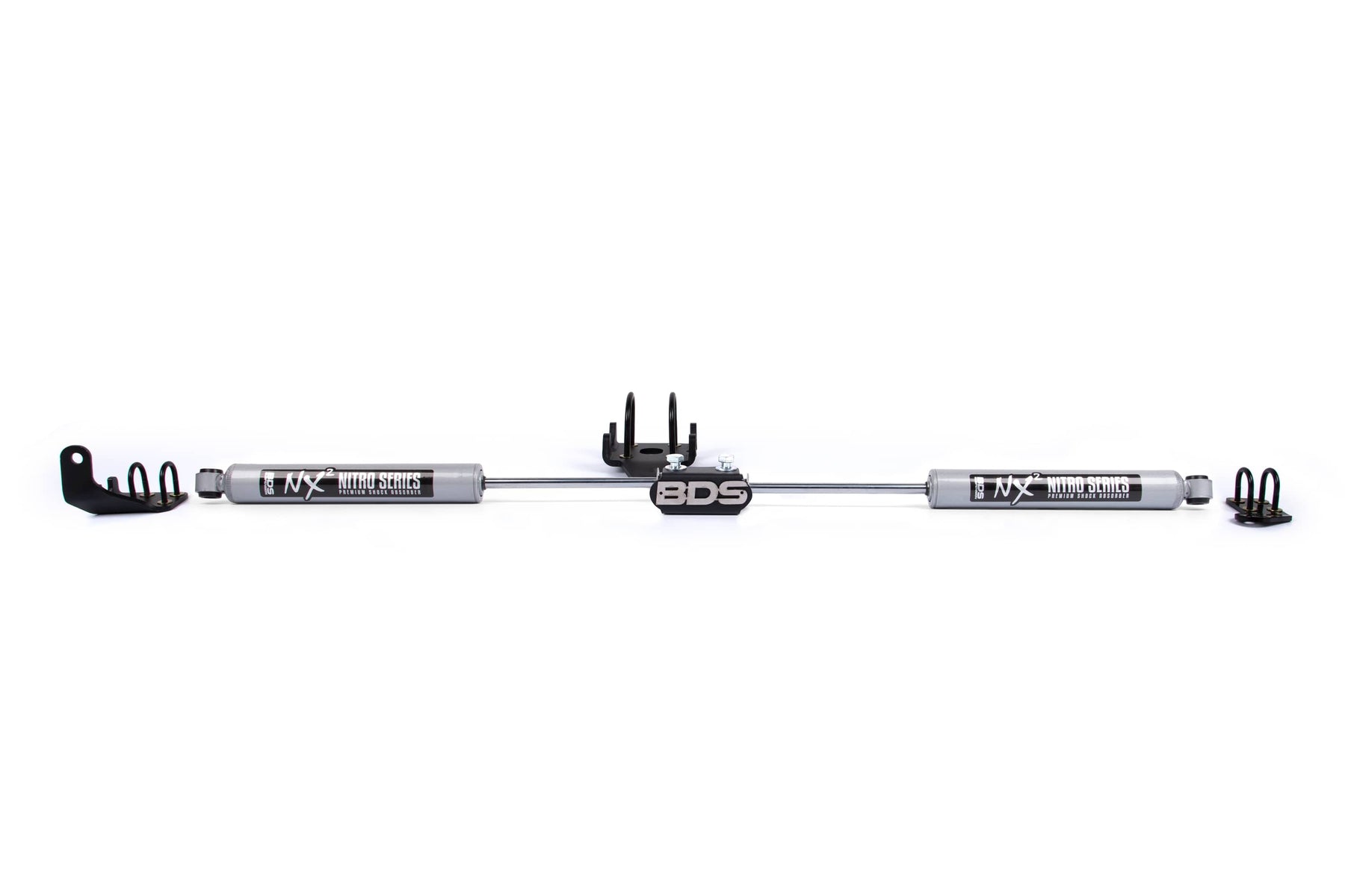 BDS Suspension NA BDS Suspension 2013DH - Dual Steering Stabilizer Kit w/ NX2 Shocks Dodge Ram 1500 94-01 and 2500/3500 Y-Style 94-08 4WD