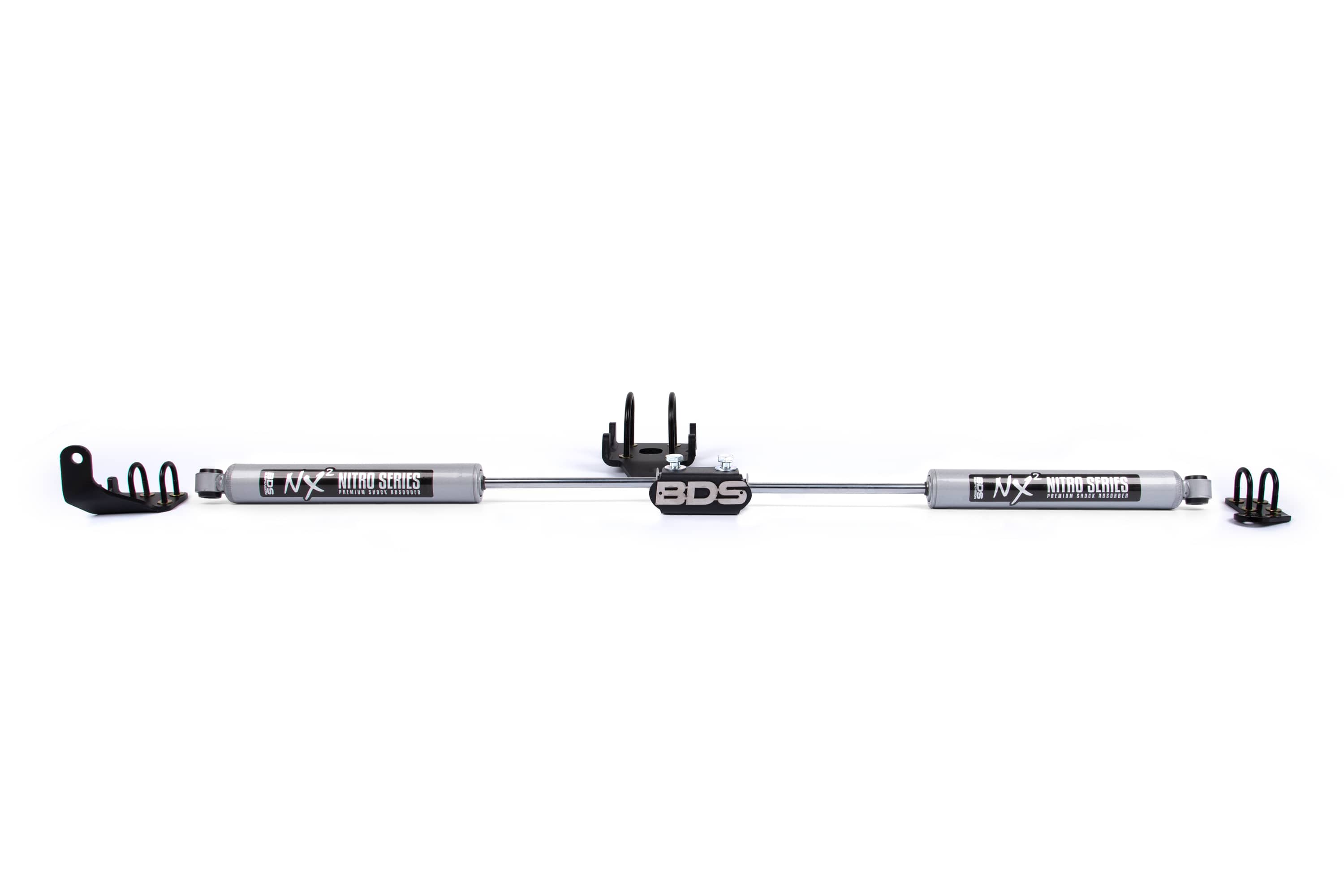 BDS Suspension NA BDS Suspension 2013DH - Dual Steering Stabilizer Kit w/ NX2 Shocks Dodge Ram 1500 94-01 and 2500/3500 Y-Style 94-08 4WD