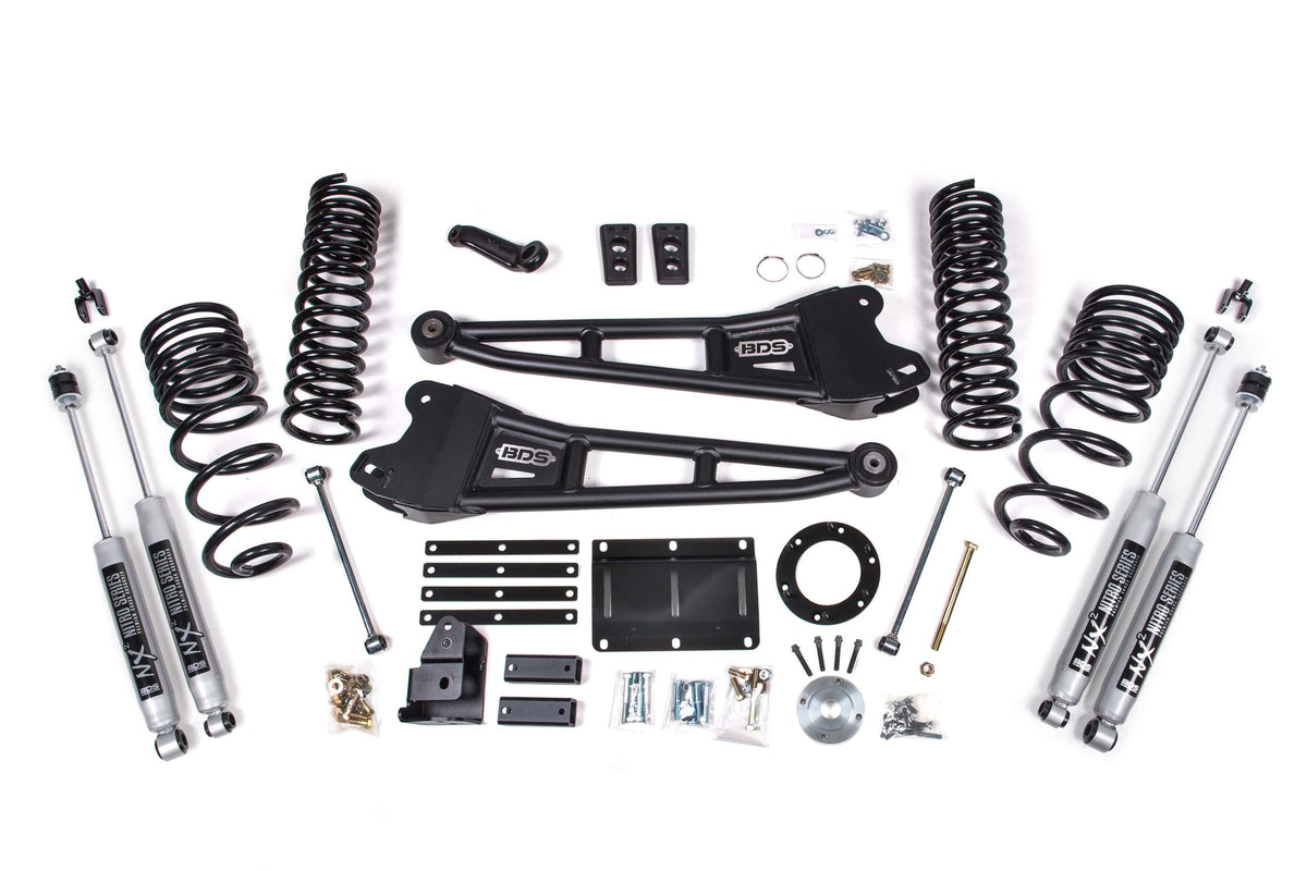 BDS Suspension NA BDS Suspension 2101FS - 5.5 Inch Lift Kit w/ Radius Arm Ram 2500 14-18 4WD Gas Fox 2.0 Performance Shocks