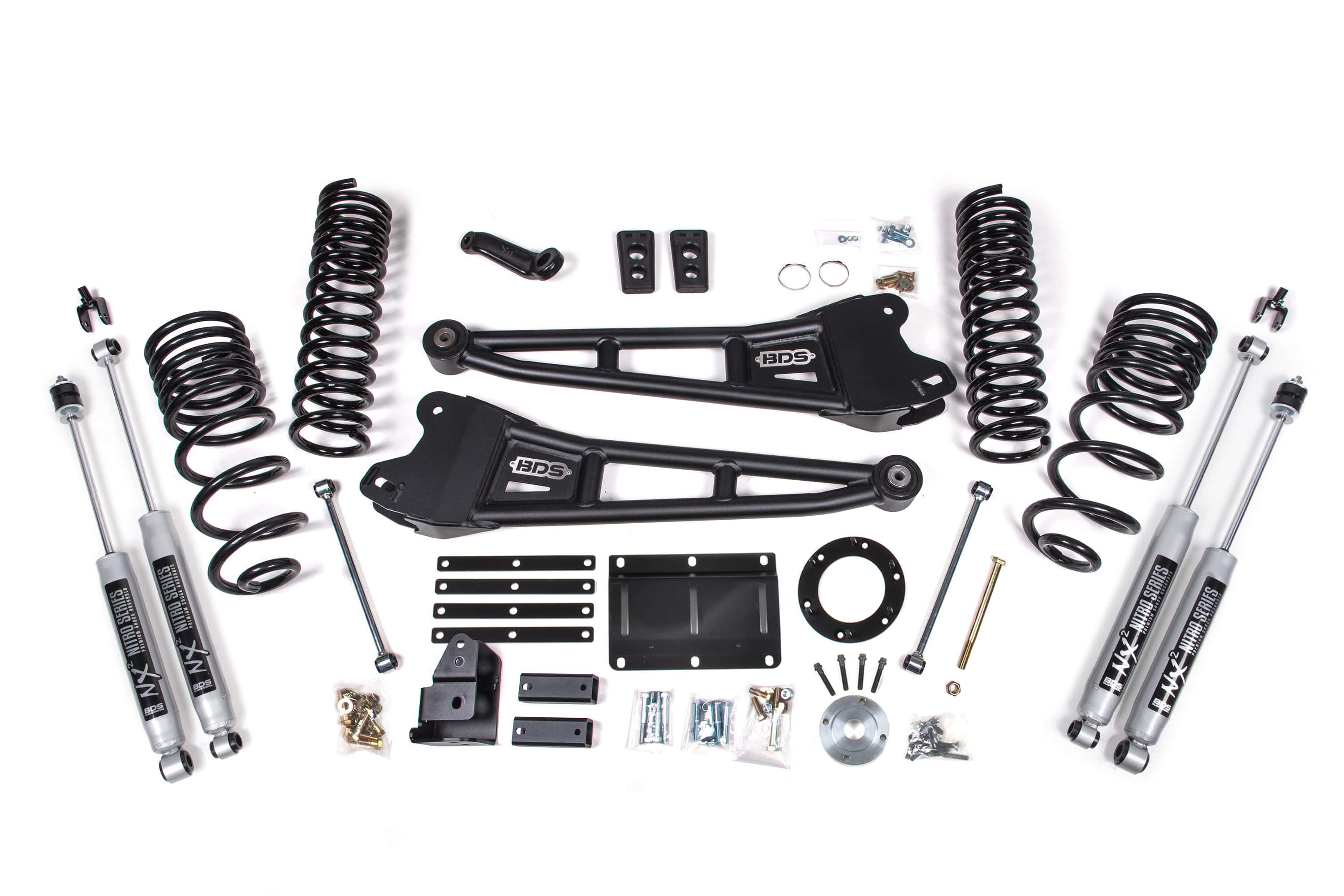 BDS Suspension NA BDS Suspension 2101FS - 5.5 Inch Lift Kit w/ Radius Arm Ram 2500 14-18 4WD Gas Fox 2.0 Performance Shocks