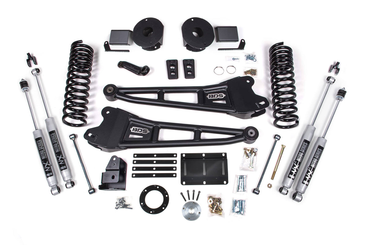 BDS Suspension NA BDS Suspension 2102FS - 6 Inch Lift Kit w/ Radius Arm Ram 2500 w/ Rear Air Ride 14-18 4WD Diesel Fox 2.0 Performance Shocks