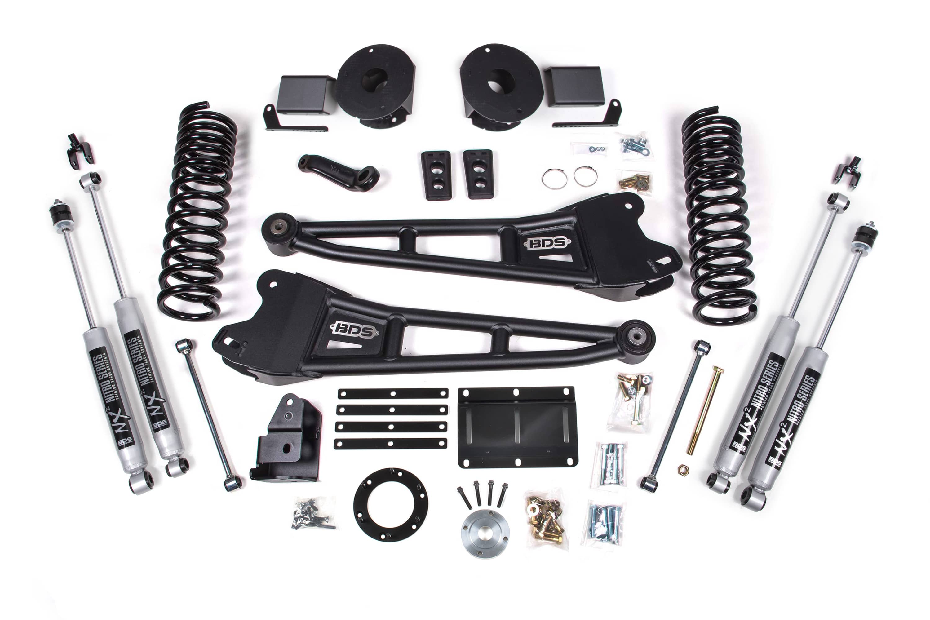 BDS Suspension NA BDS Suspension 2102H - 6 Inch Lift Kit w/ Radius Arm Ram 2500 w/ Rear Air Ride 14-18 4WD Diesel NX2 Nitro