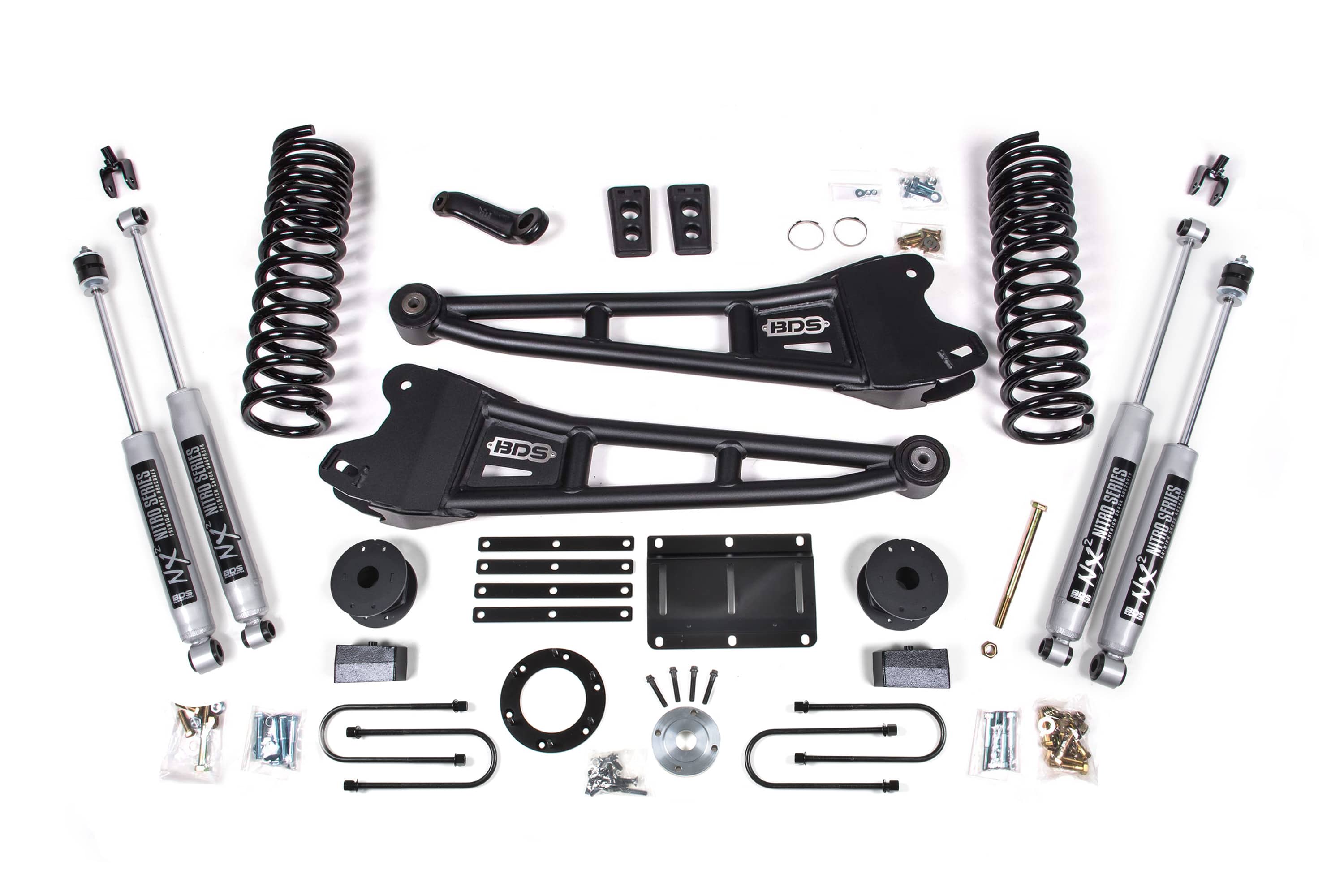 BDS Suspension NA BDS Suspension 2106FS - 6 Inch Lift Kit w/ Radius Arm Ram 3500 w/ Rear Air Ride 13-18 4WD Diesel Fox 2.0 Performance Shocks